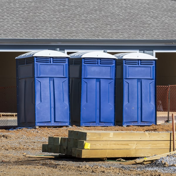 are there any restrictions on where i can place the portable restrooms during my rental period in Rockford ID